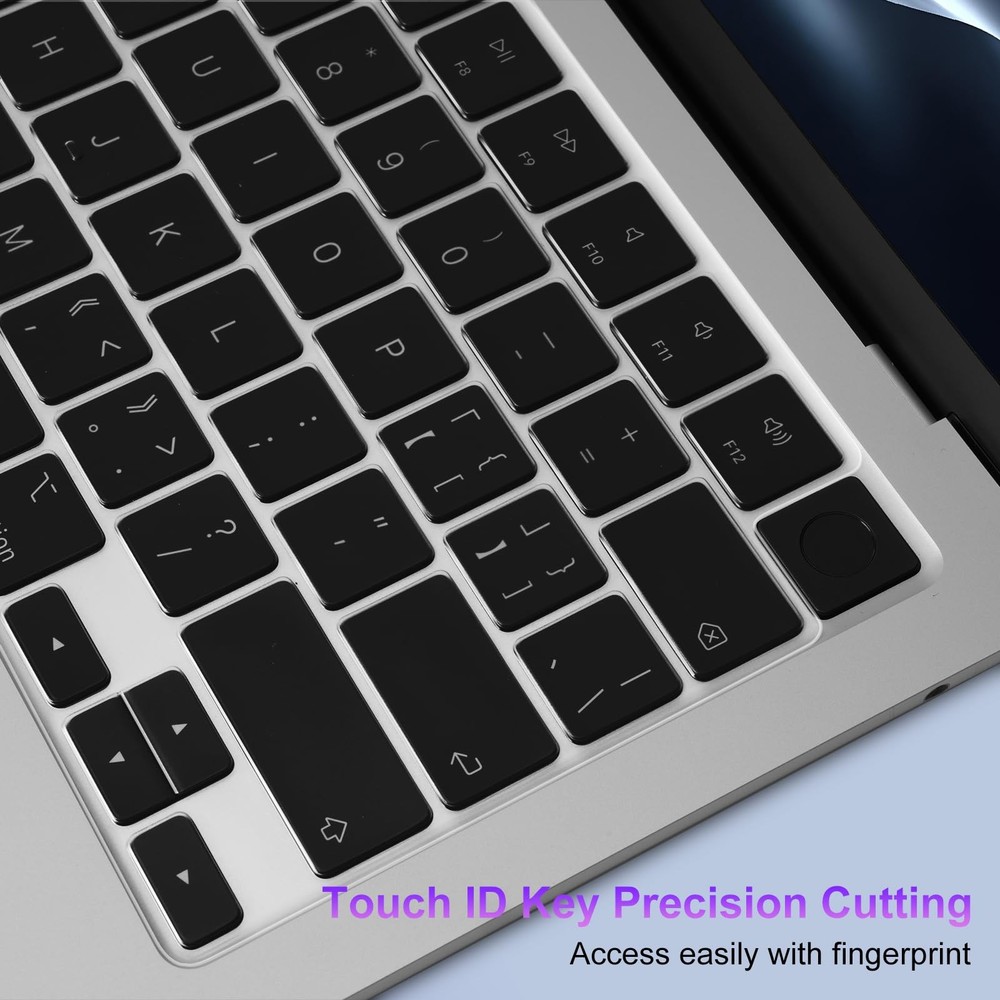 2 PCS Keyboard Cover, Keyboard Protector Compatible with MacBook Neo 13 inch ...