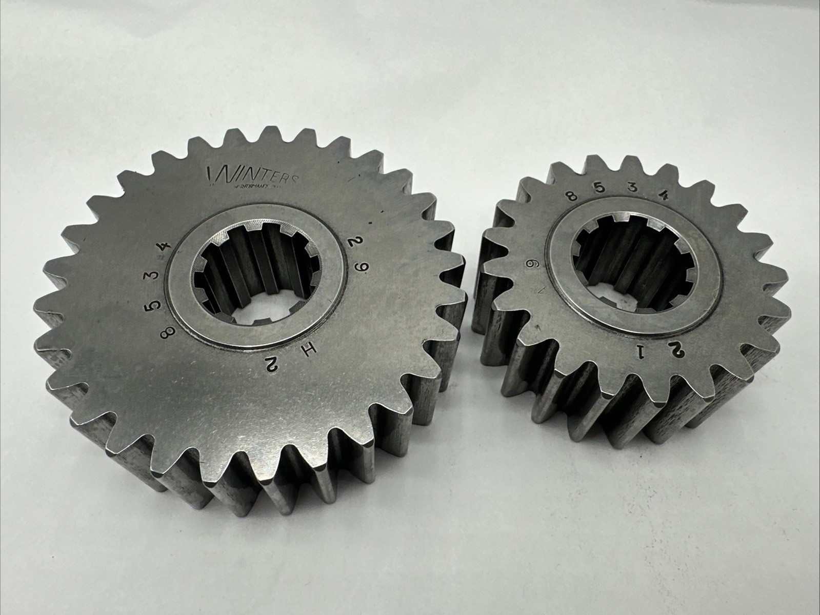 Set 34 REM Polished Winters Performance Steel Quick Change Gear 10 Spline 8534