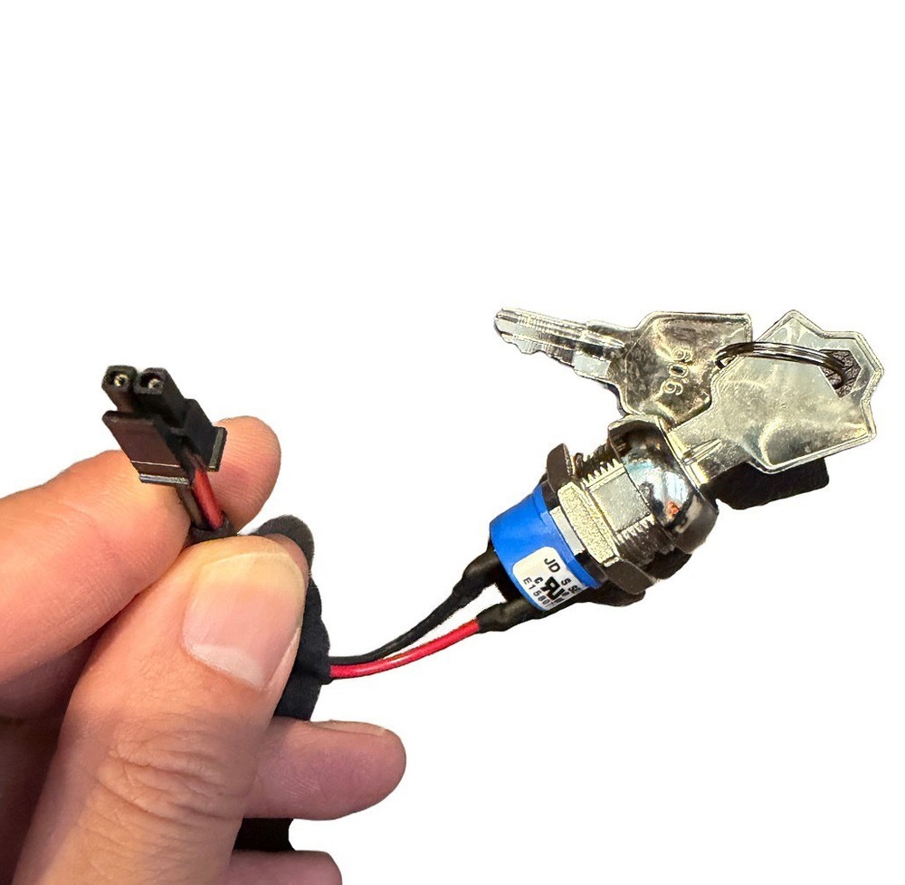 Key Switch Assembly With 2 Keys for Pride Zero Turn Ignitor Switch Replacement