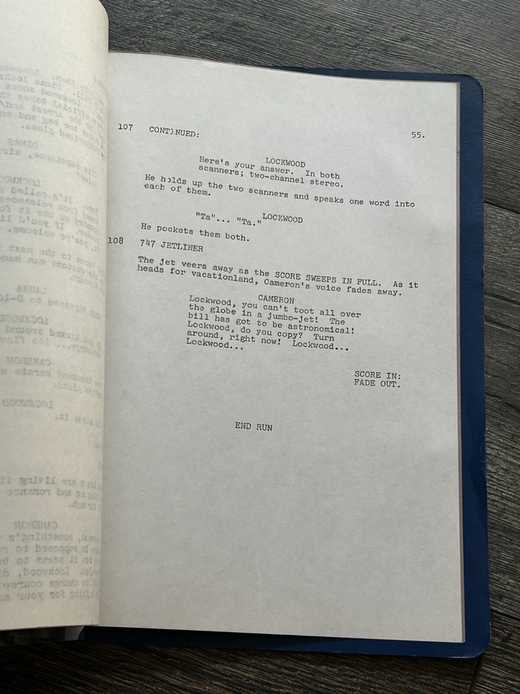 PROBE TV Show Script Moonrock Final Draft June 1 1972 Leslie Stevens