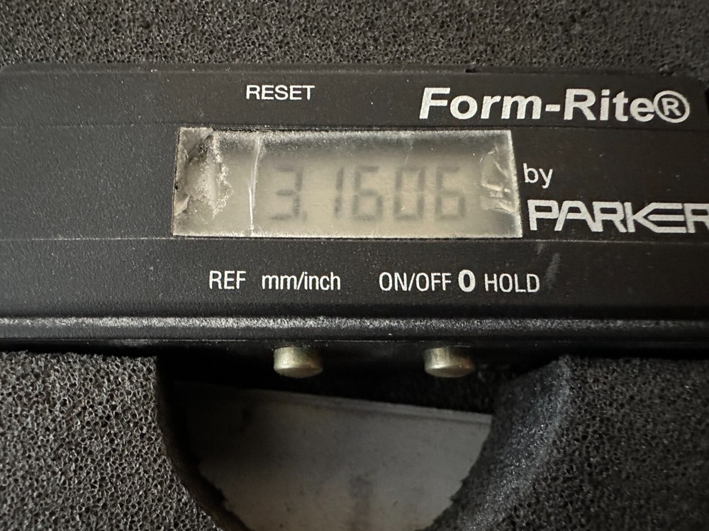 Parker Form-Rite Digital Micrometer 75-100mm w/Std, Case, Battery
