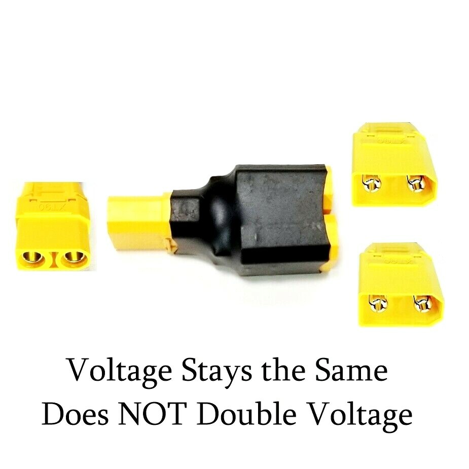 RCP XT90 Parallel Plug No Wire