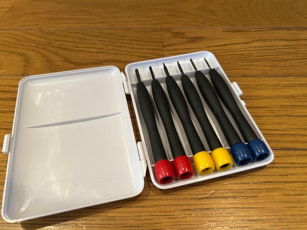 B-9734 6pc Colorful Screwdriver Set in Plastic Case New