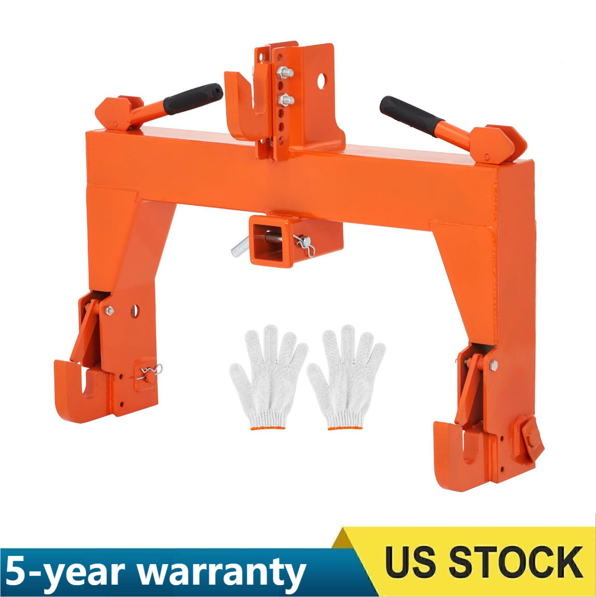 3000lb 3 Point Quick Hitch Adapter Attach For Category 1 & 2 Cat 1 Cat2 Tractor