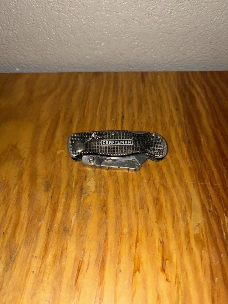 Craftsman Lockback Utility Knife Black