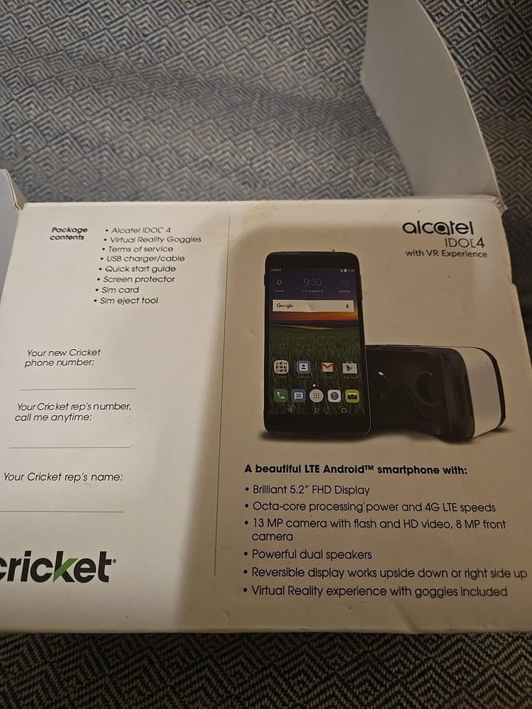 Alcatel Idol 4 VR