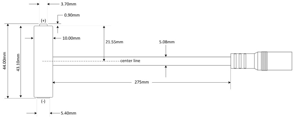 6 x AAA Battery Replacement Eliminator Kit for Electronic Devices