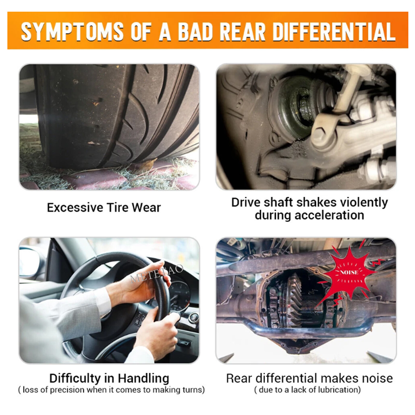 Rear Carrier/Differential AWD 38300-4BF0A For Nissan Rogue 5.173 Ratio 2014-2020