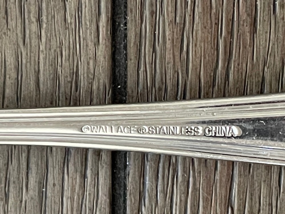 7 Wallace TATUM Stainless Glossy Dinner Forks 8 1/4”