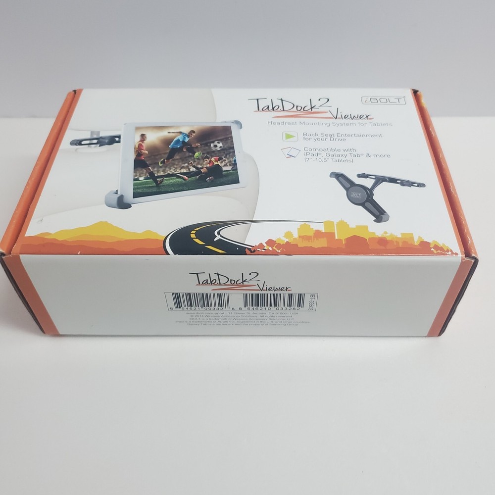 iBolt TabDock 2 Viewer Tablets Head Rest Mount Black