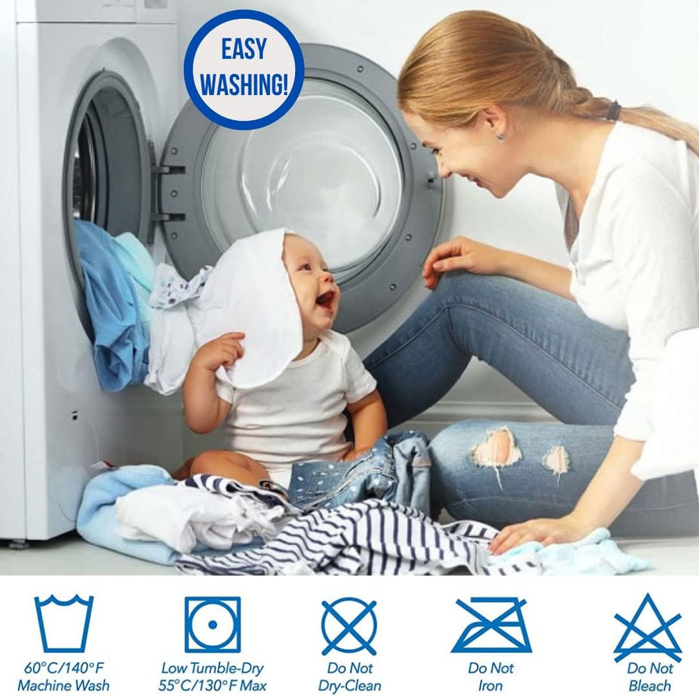 Protector de colchón de bambú con cremallera - 100 % impermeable