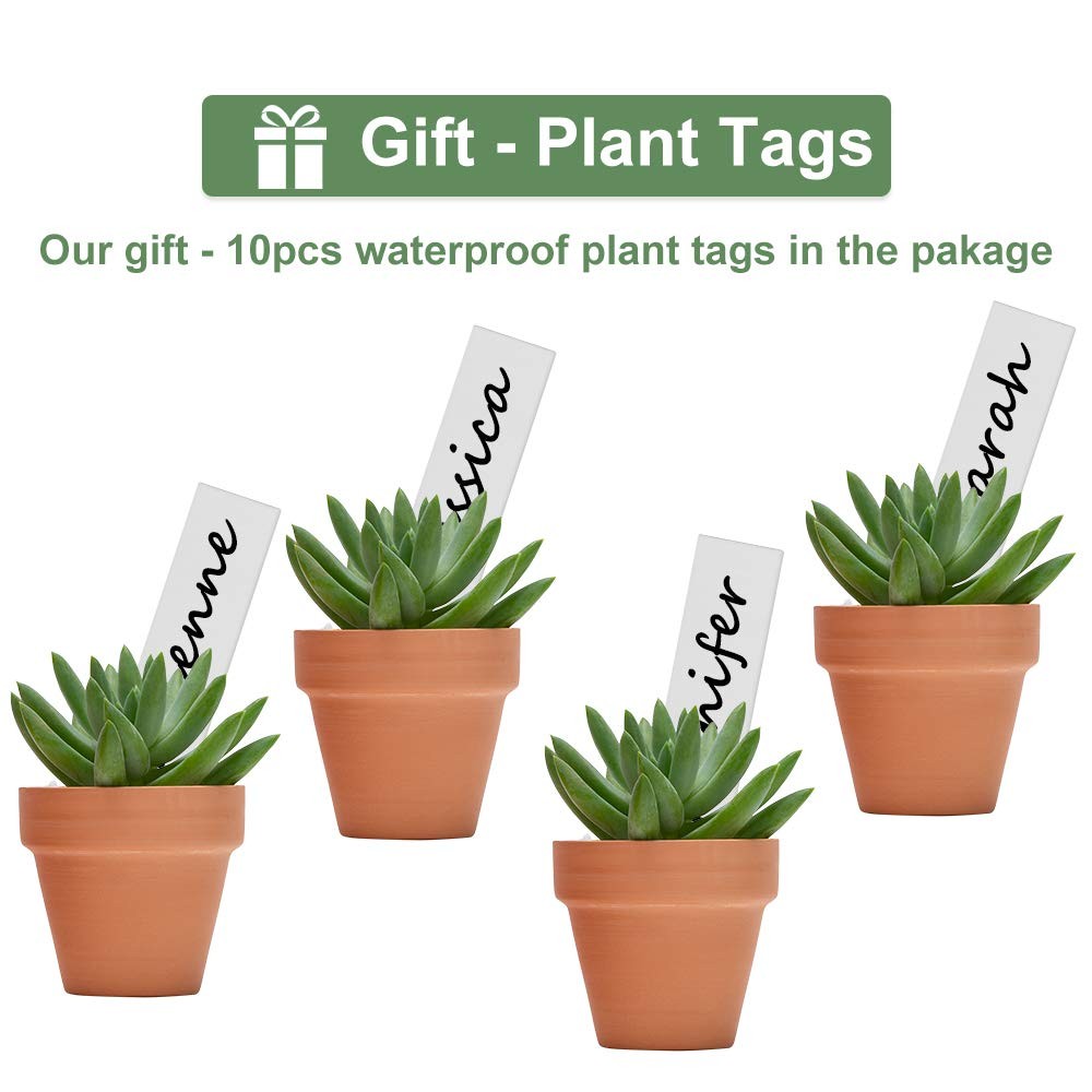 32pcs Small Mini 2" Terracotta Pot Clay Ceramic Pottery Planter, Cactus Flowe...