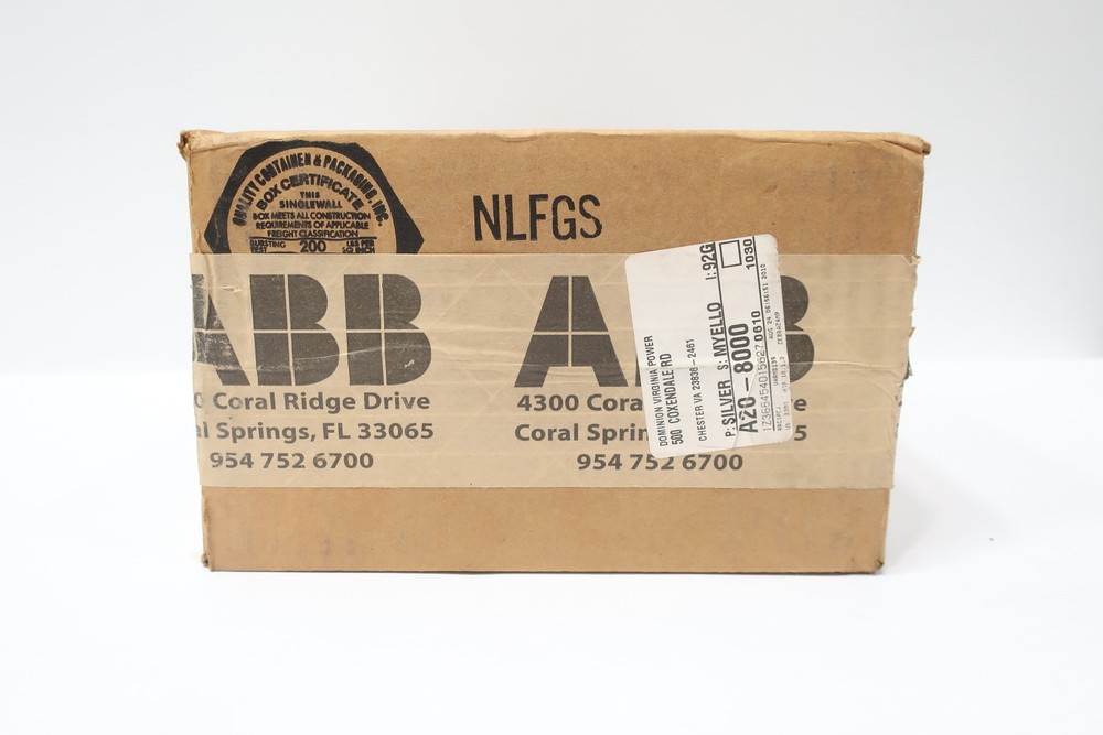 Abb 410E1375 Ground Voltage Relay