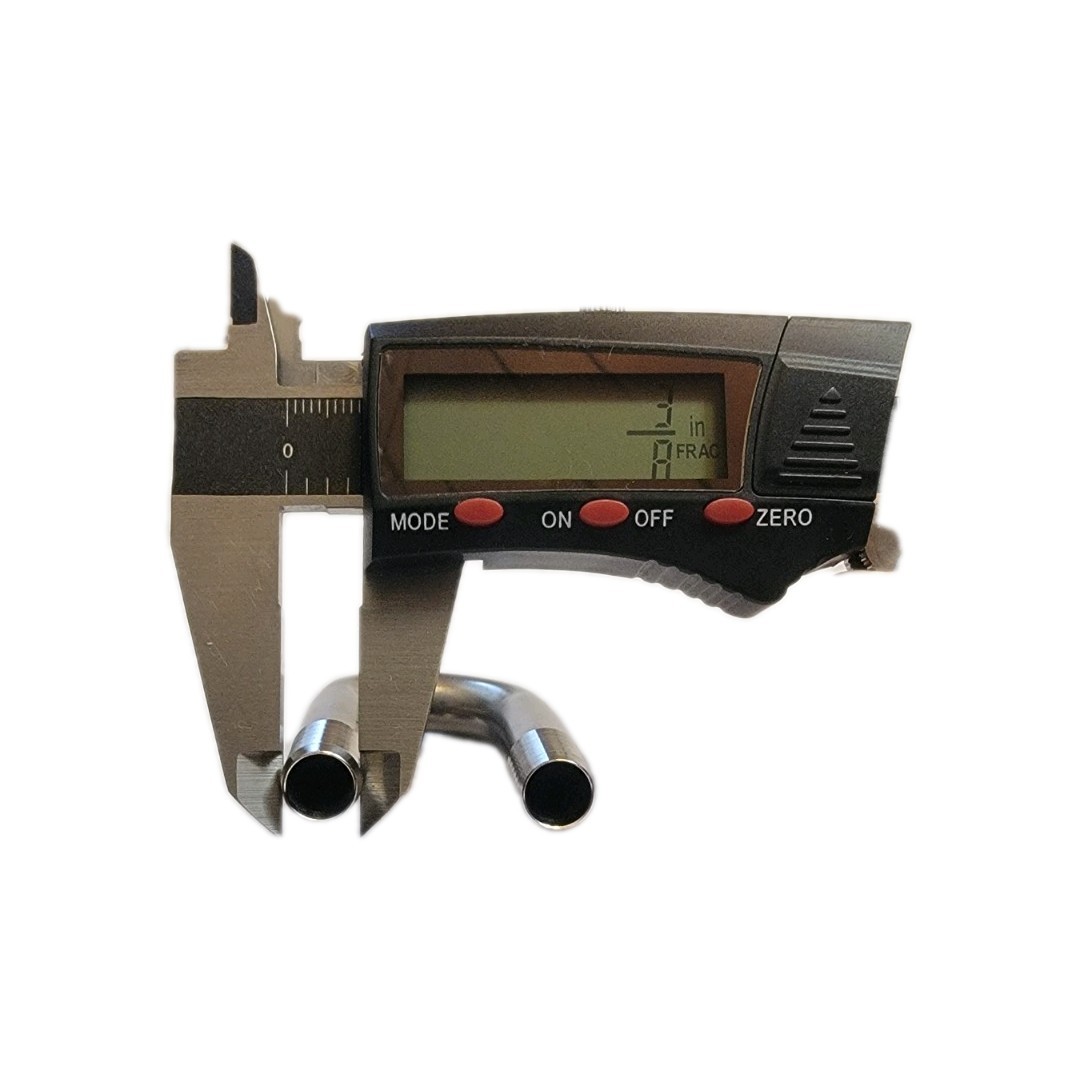 3/8 U-Bend Stainless Steel Fitting Barbed, Fits 3/8" ID Tubing, 9019, 2-Pack