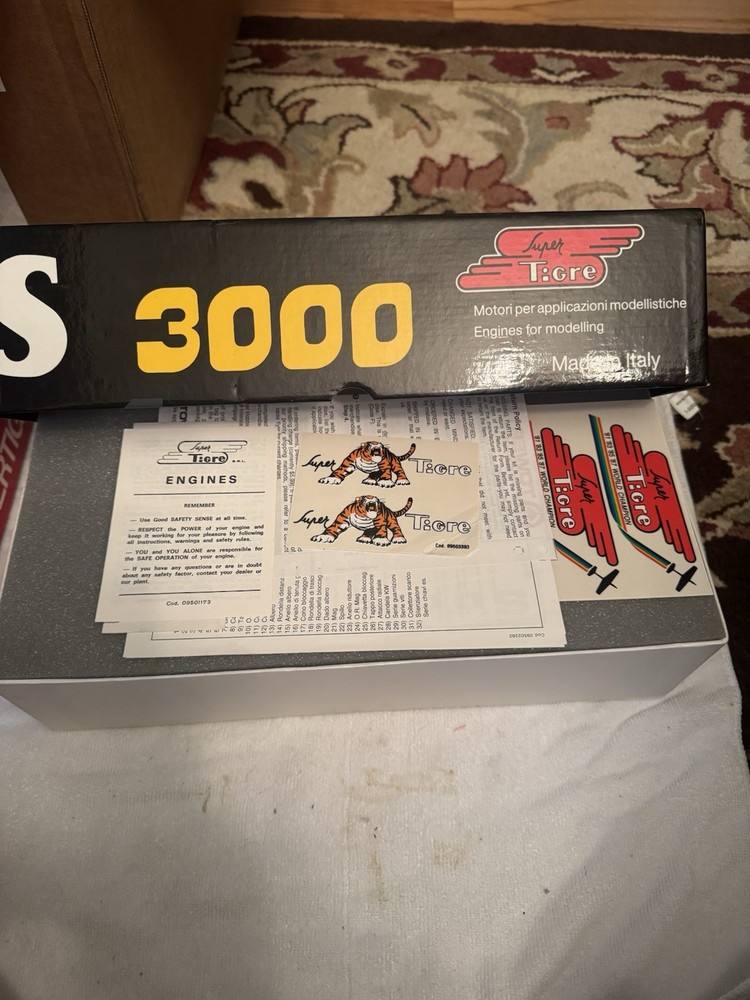 Super Tiger S 3000 2-Stroke Engine in Box with New