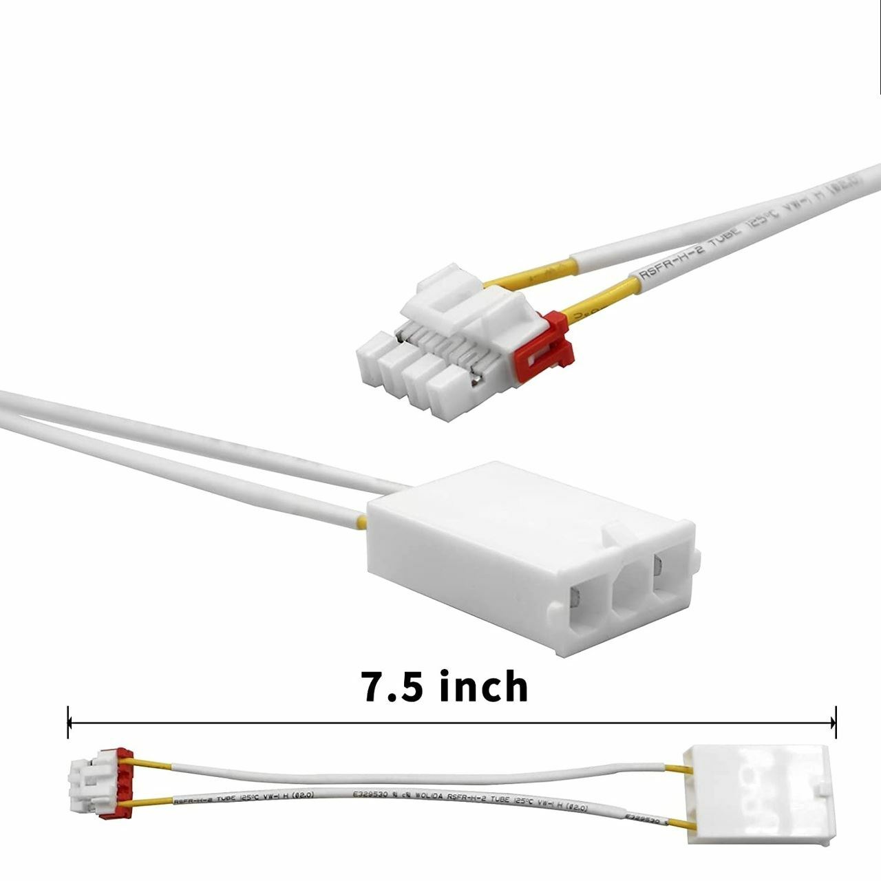 Condenser Fan Motor Set Compatible with Whirlpool Refrigerator W10124096