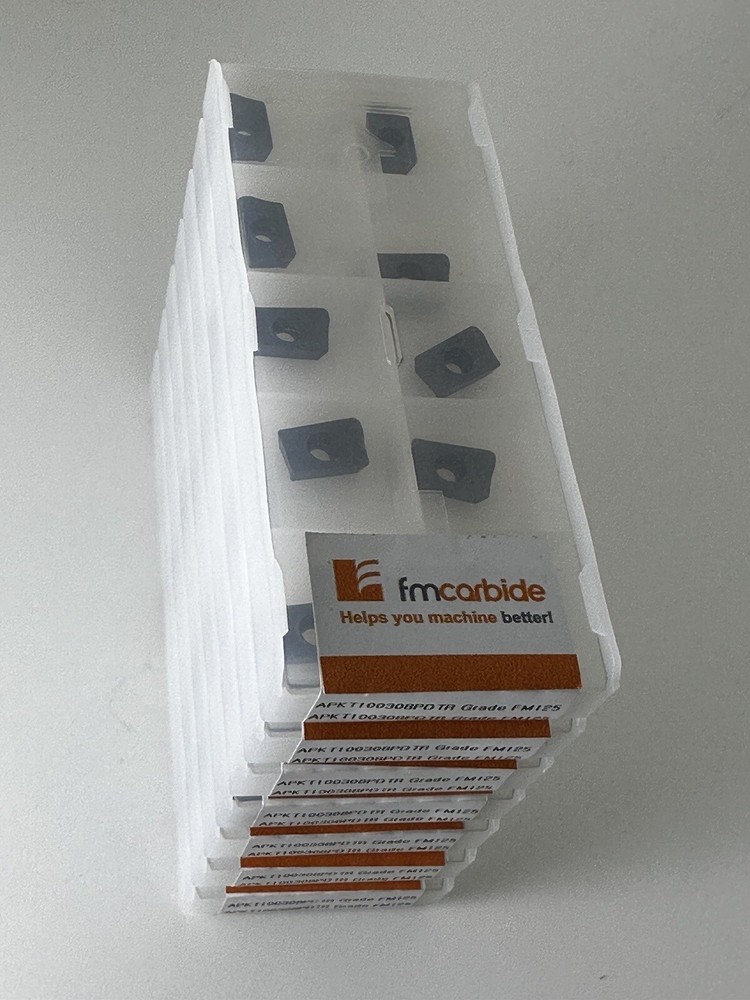 APKT 100308 PDTR Grade FM125 #FMCARBIDE Insert (BOX)