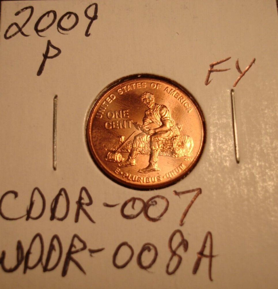 2009 P BU FY DOUBLED DIE REVERSE ERROR WDDR-008