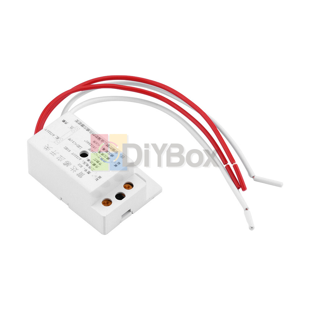 220V Delay Human Body Motion Detector Microwave Radar Sensor Switch Security