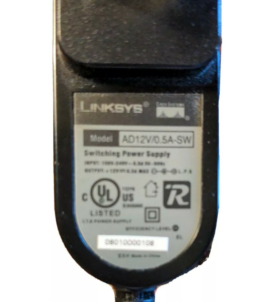 Linksys Adaptor Model AD12V/O5A-SW