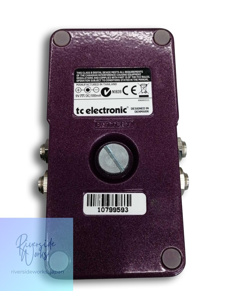 TC ELECTRONIC Vortex Flanger Guitar Effects Pedal JP