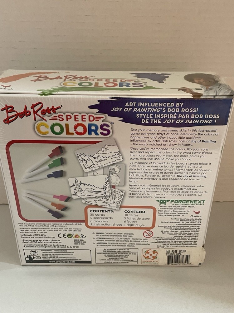 Bob Ross Speed Colors Mint Sealed