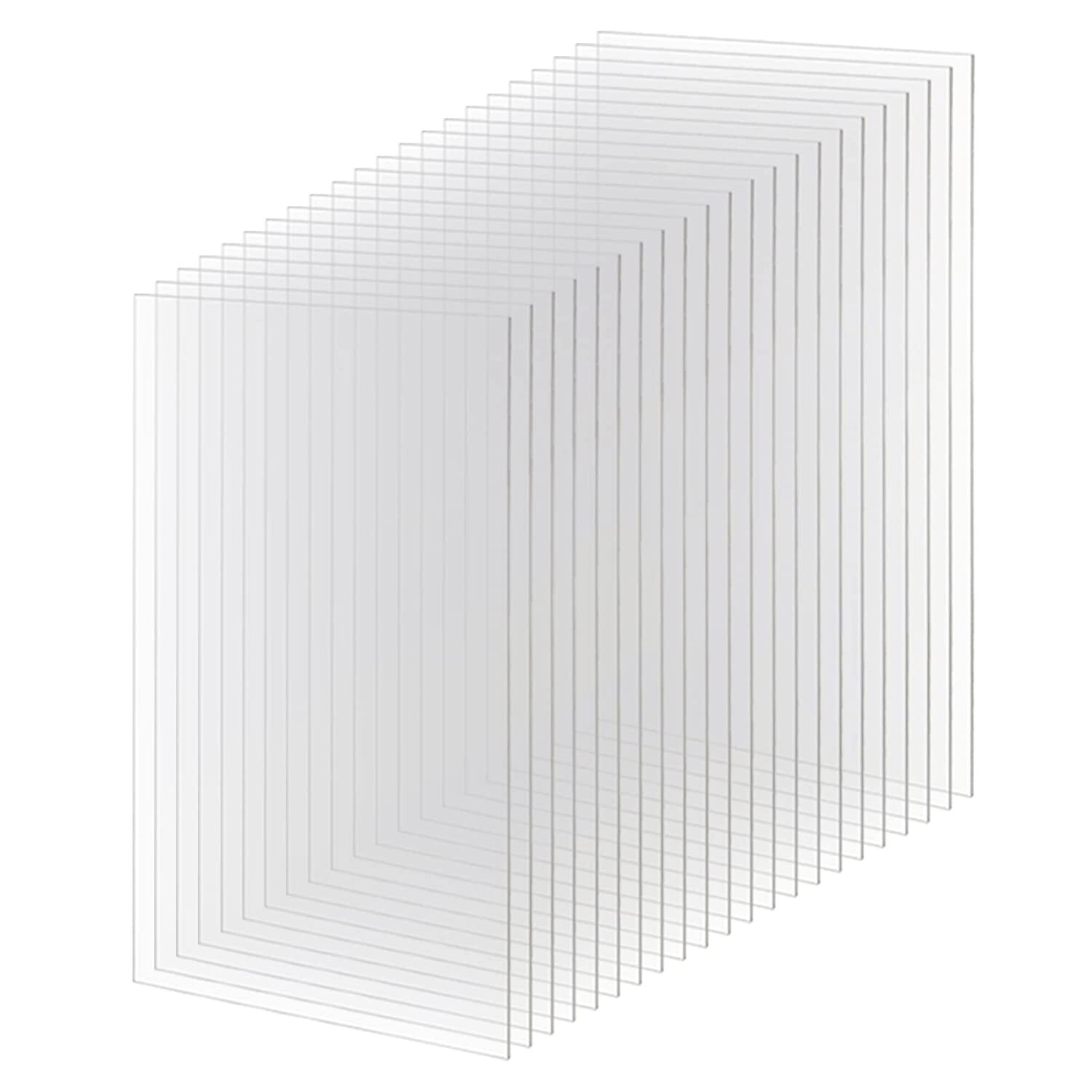 Clear Acrylic Plexiglas Clear Plastic Scratch-Resistant Replacement Sheet