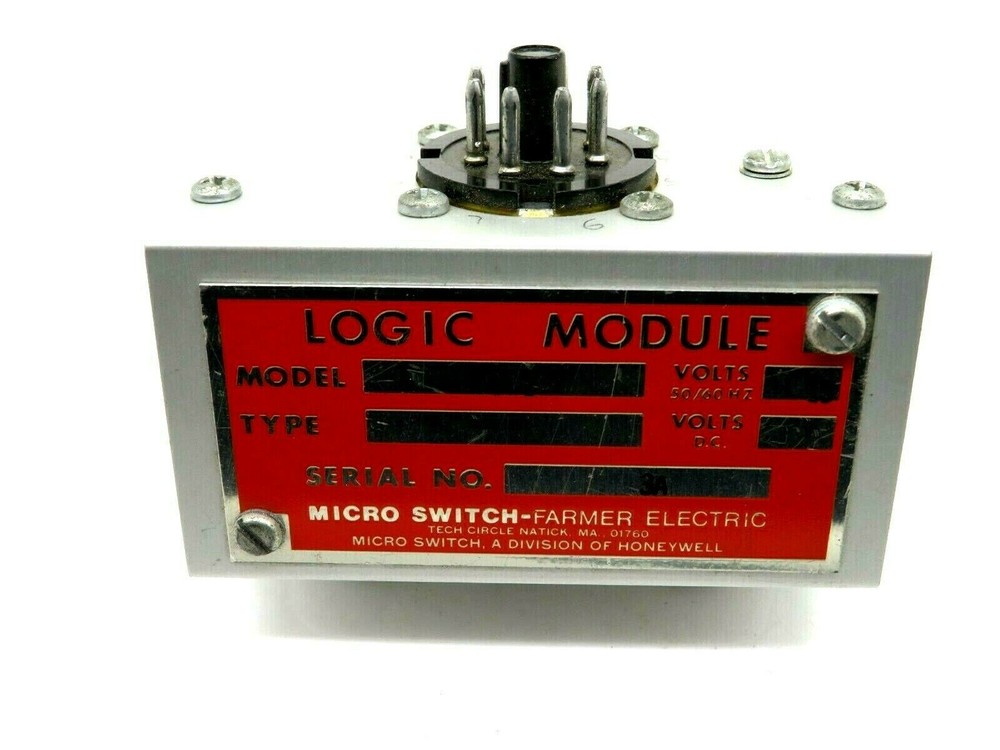 USED MICRO SWITCH TR4-2 MODULE 15V 50/60HZ 8PIN TR42