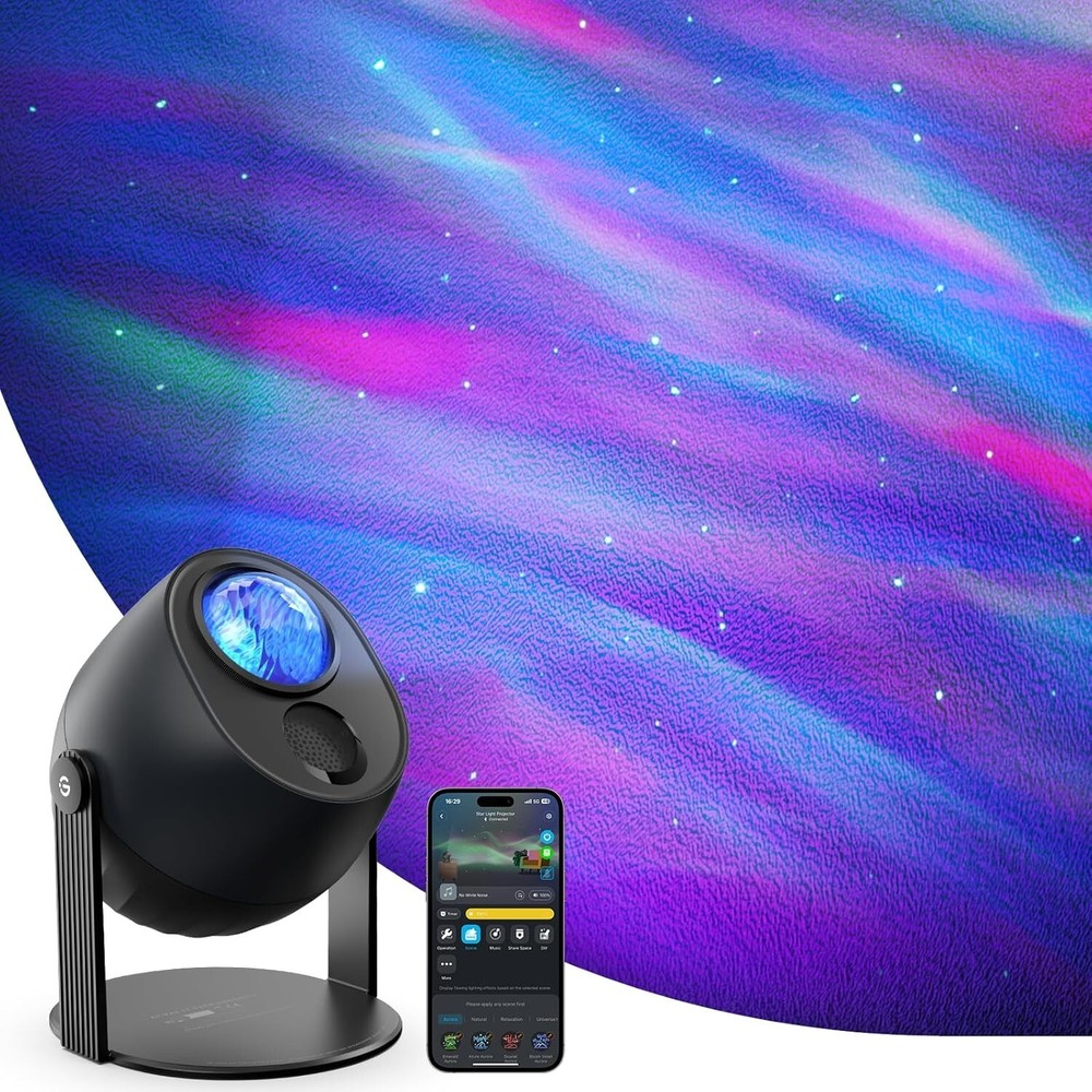 Ultimate Galaxy Projector: 16 Million Colors, Smart Control & Bluetooth Speaker