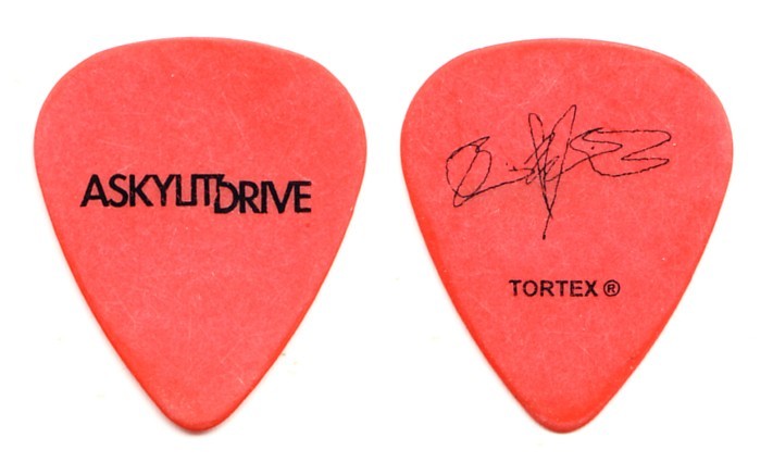 A Skylit Drive Brian White Signature Orange Guitar Pick - 2012 Tour