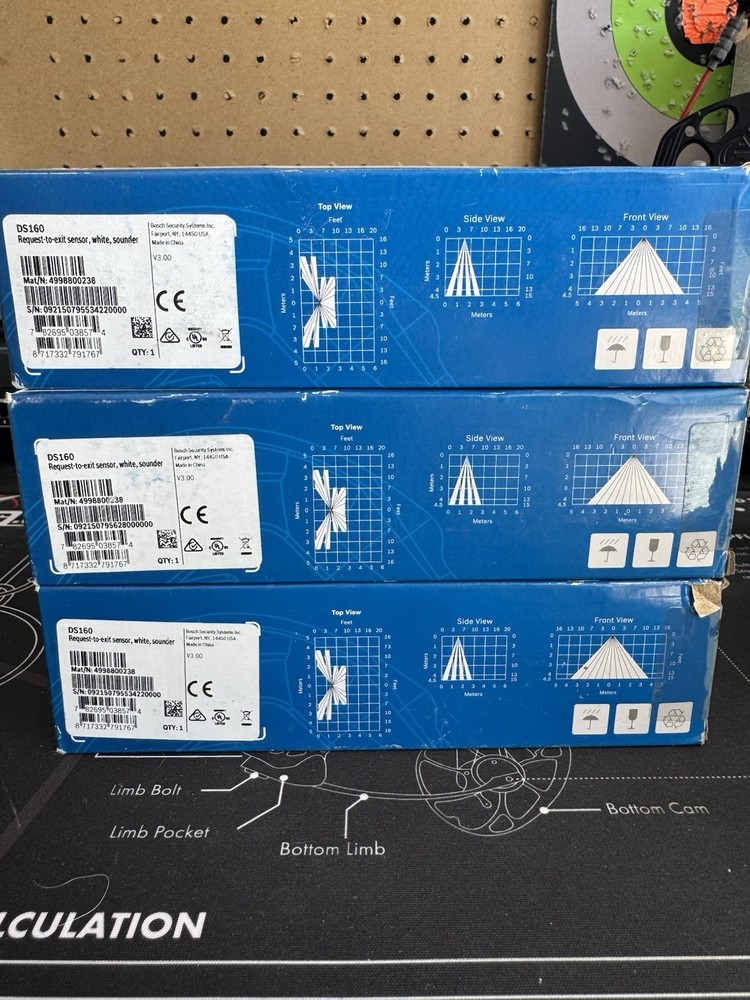 Bosch DS160 Request to Exit Detector - White