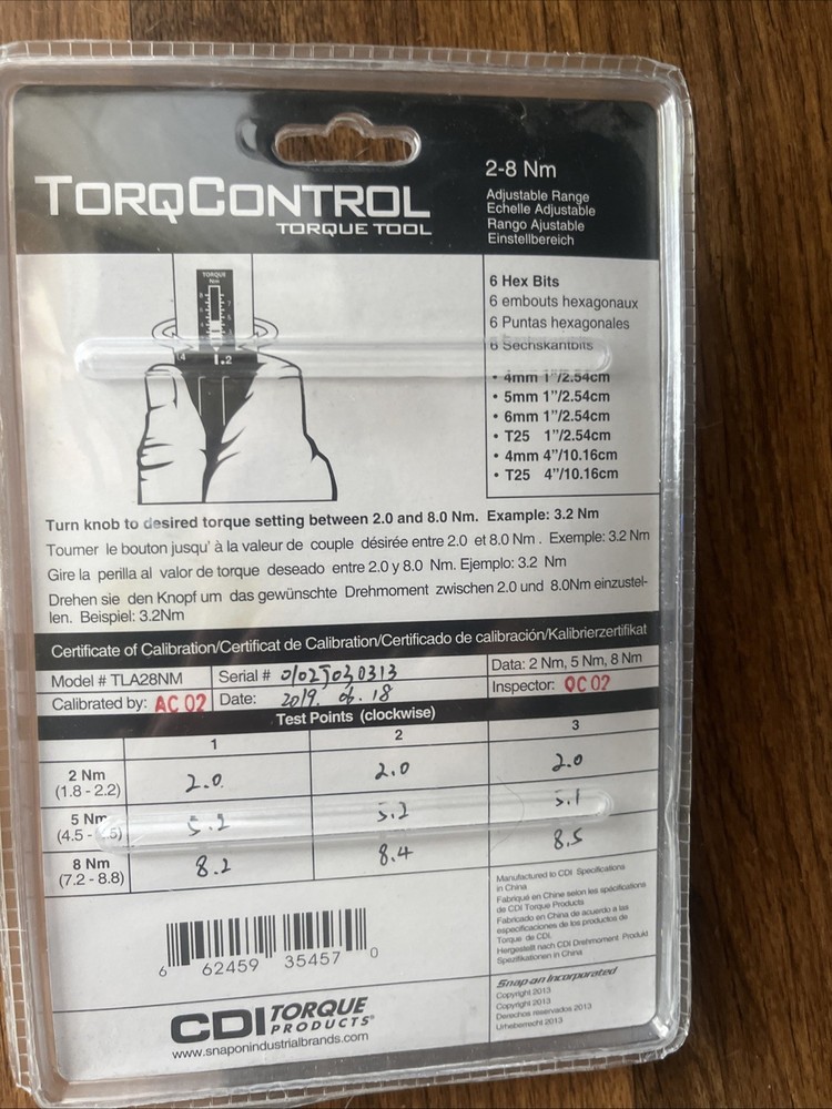 CDI TorqControl Torque Tool - TLA28NM New