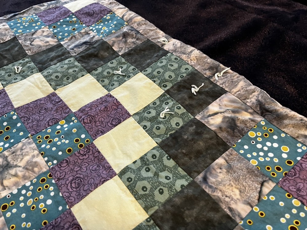 Handmade Quilt 29" x 39"