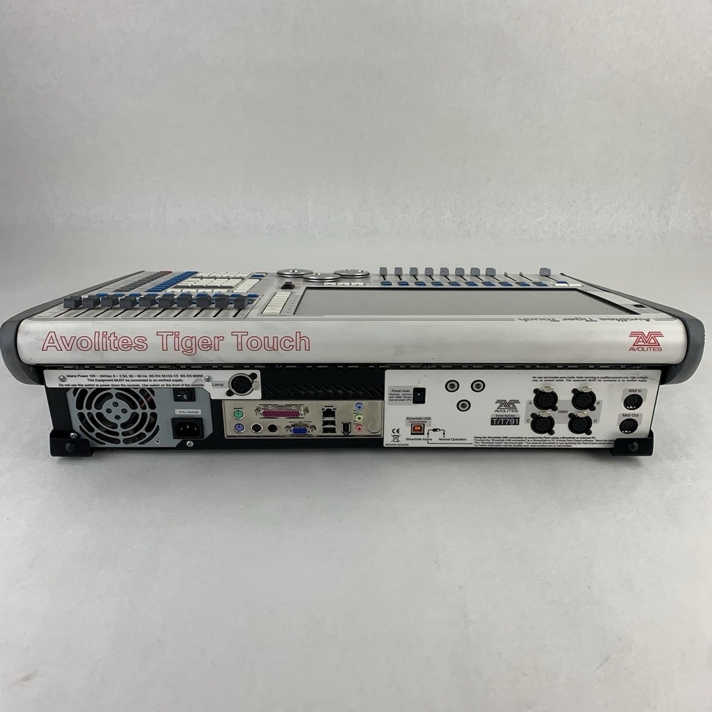Avolites Tiger Touch Lighting Control Console Screen Has Line Bad Controls
