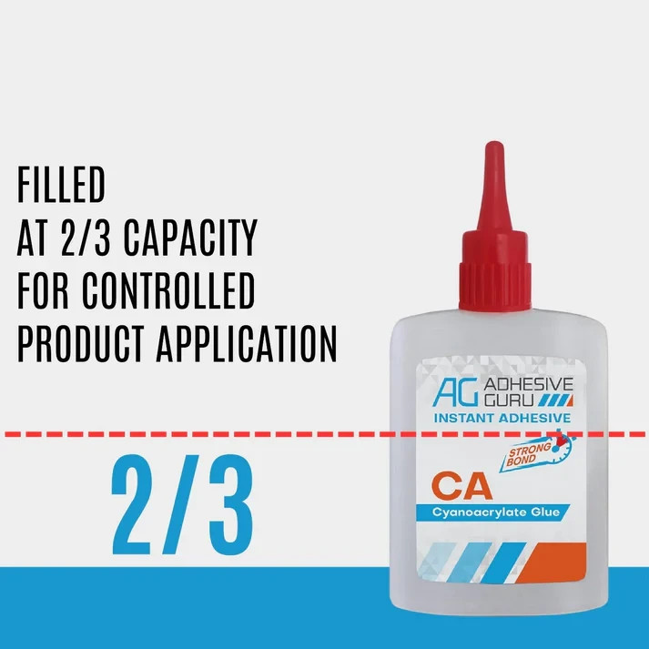 Adhesive Guru CA Glue with Activator (1.7 oz 1 Pack, & Kit