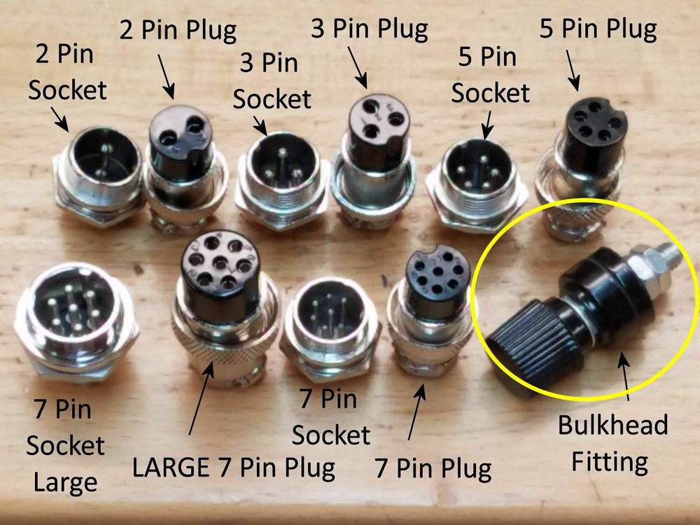 TIG Welding Plasma Cutter - Large Bulk Head Fitting - Binding Post *US FAST SHIP