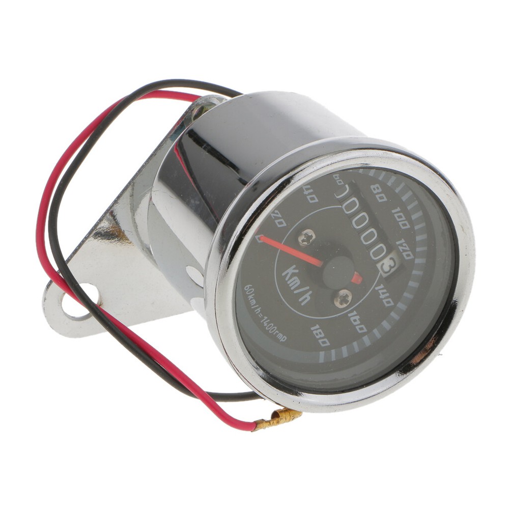 Universal Motorcycle Dual Gauge For