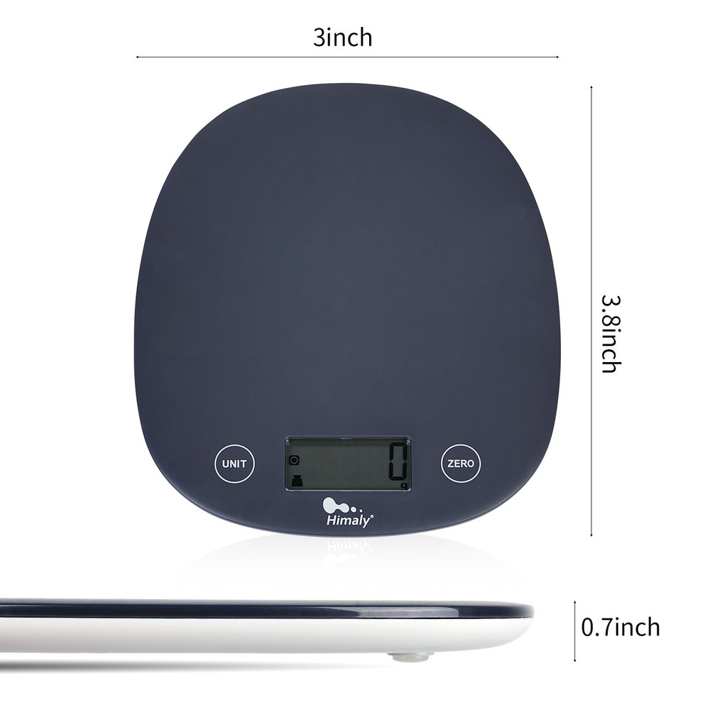 High Precision Digital Kitchen Scale, Large LCD Backlit Display for cooking food