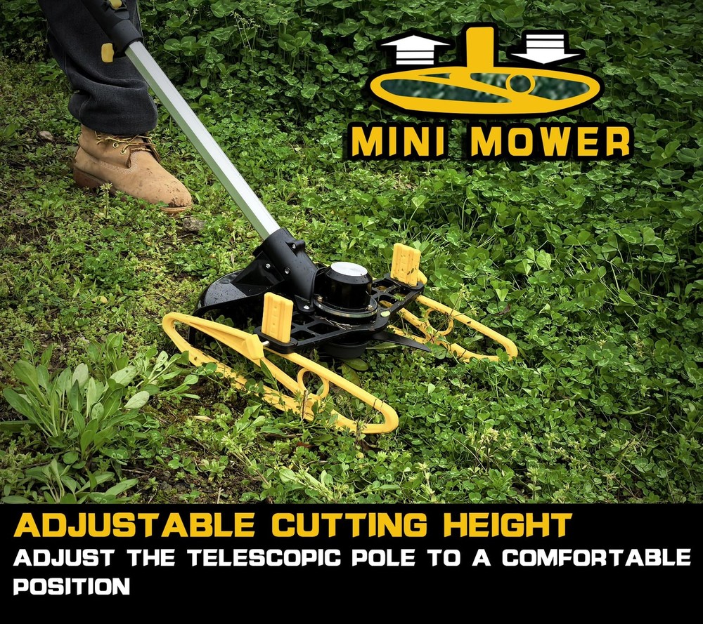 Weed Wacker Cordless & Edger, 21v 13" String Trimmer and Brush Cutter Electri...