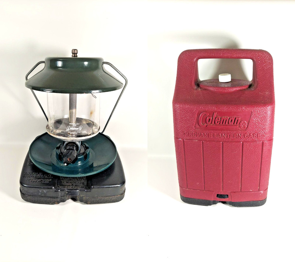 Coleman Propane Lantern Model  5151C700 Single Mantle Std. Ignt. Maroon Case
