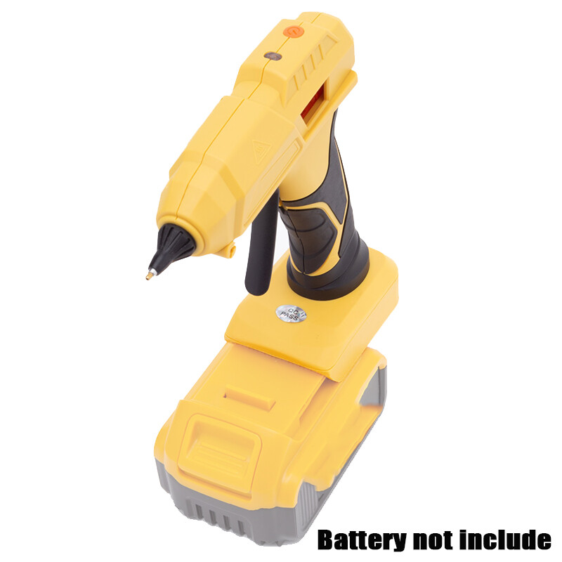 Cordless Hot Melt Glue Gun For Dewalt 18/20v Max Li-Ion Battery w/10 Sticks US