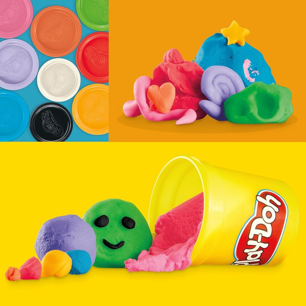 9 Pack Favorite Color Set, Assorted Colors, 2 & 4 Ounce Modeling Compound Cans,