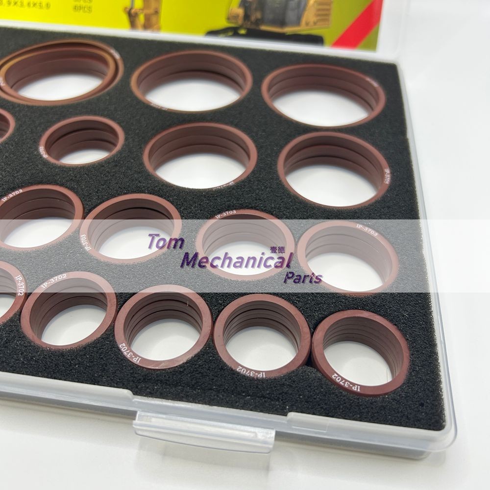 4C4784 D-ring Box Seal Kit Caterpillar Hydraulic Hose Brown Fluororubber