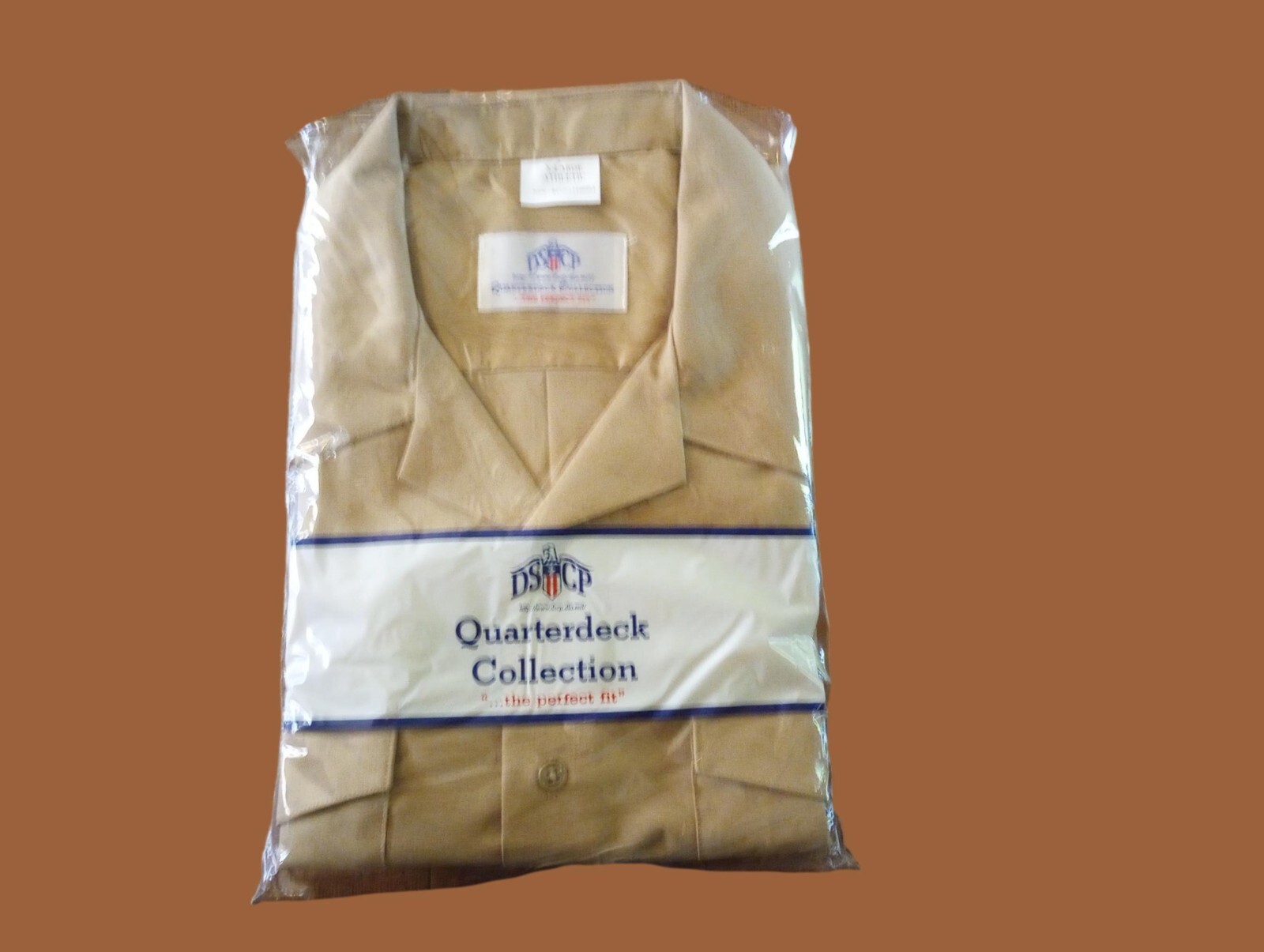 U.S MILITARY ISSUE NAVY MEN'S KHAKI DRESS SHIRT SHORT SLEEVE X-LARGE 18 NECK