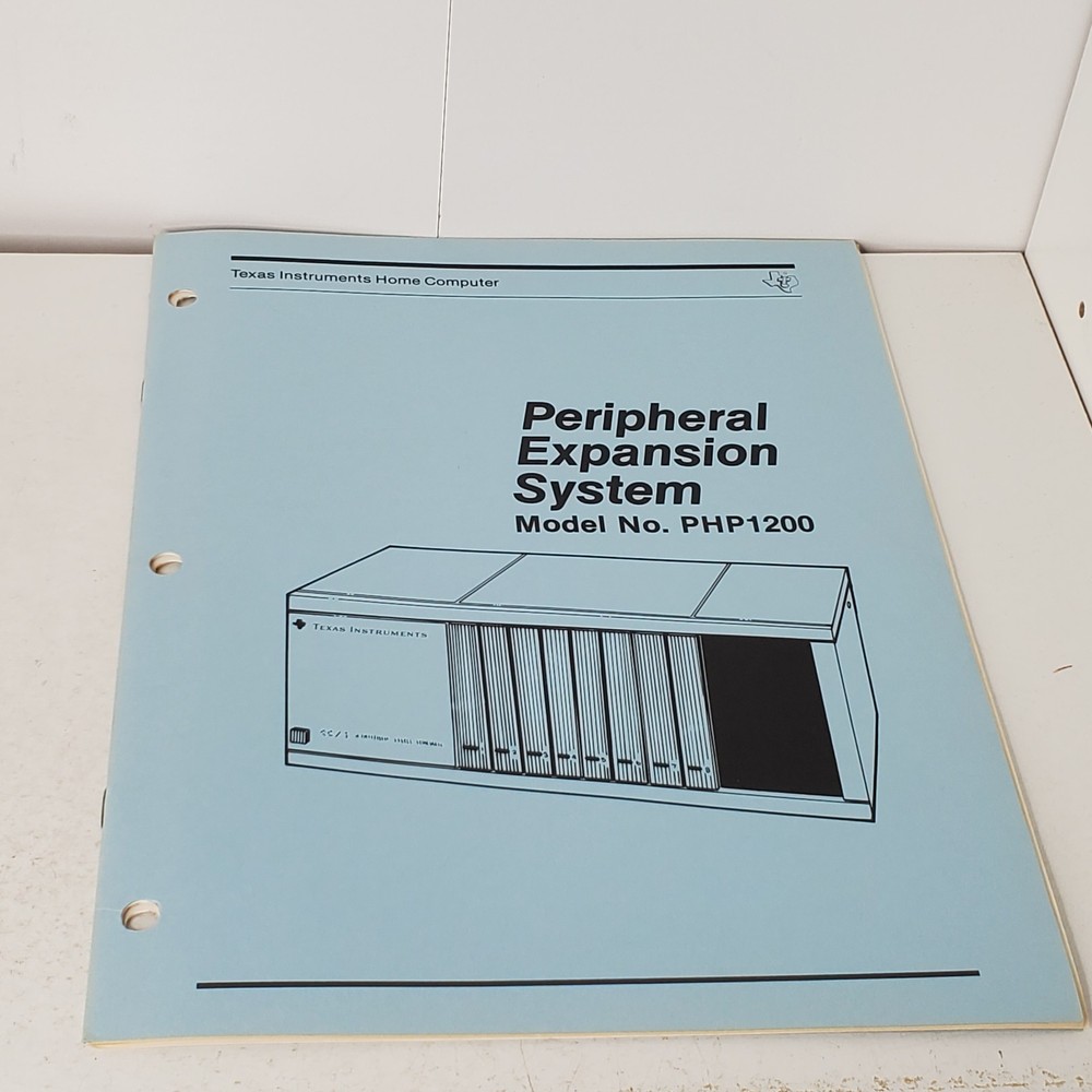 Texas Instruments PHP1200 Peripheral Expansion System Manual TI Home Computer