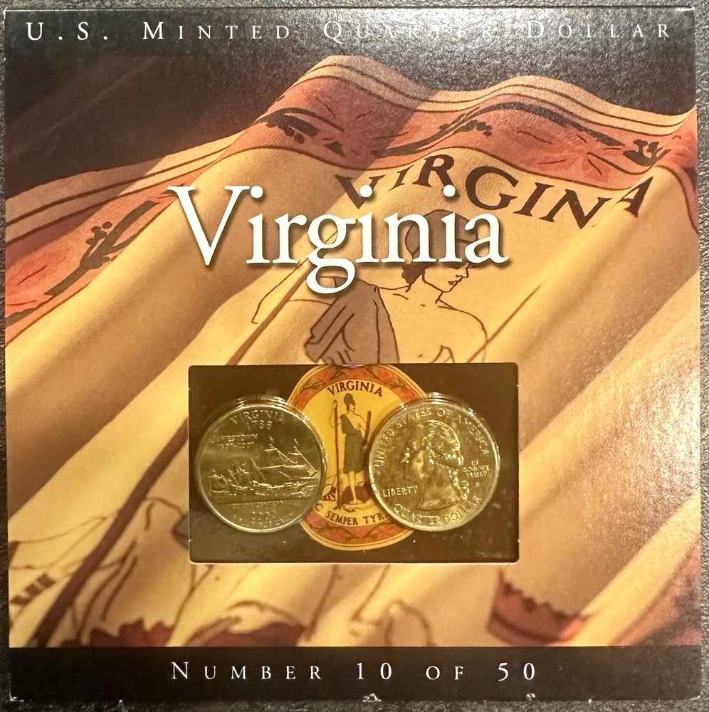 The States Quarter Program in Original Package- Five, 2 Quarter Packages.
