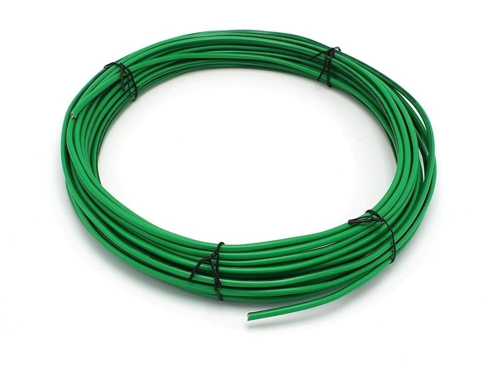 THHN / Building Wire - Green Jacket - 14 Gauge Solid Copper UL UV - 25 Ft