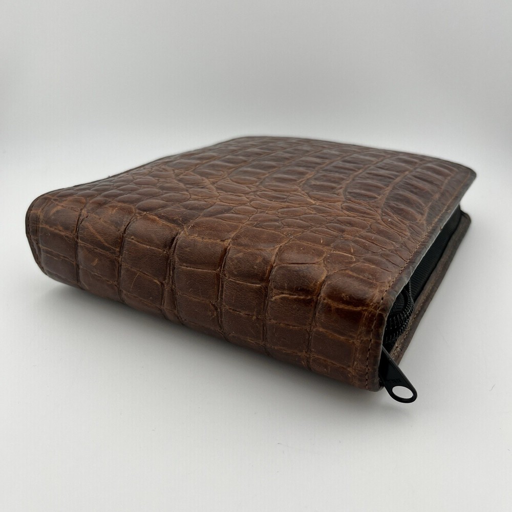 Alligator Skin CD/DVD/BLU RAY Case Binder Crocodile 20 Disk