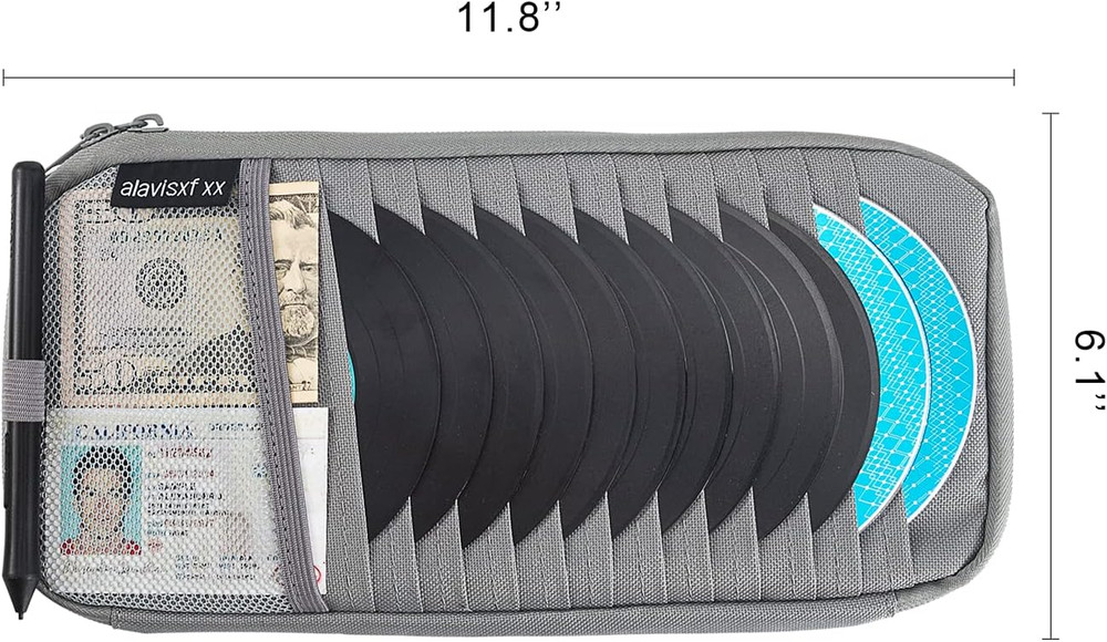 Car CD Holder, DVD Vehicle Visor Storage Organizer, Large Capacity CD Visor Case
