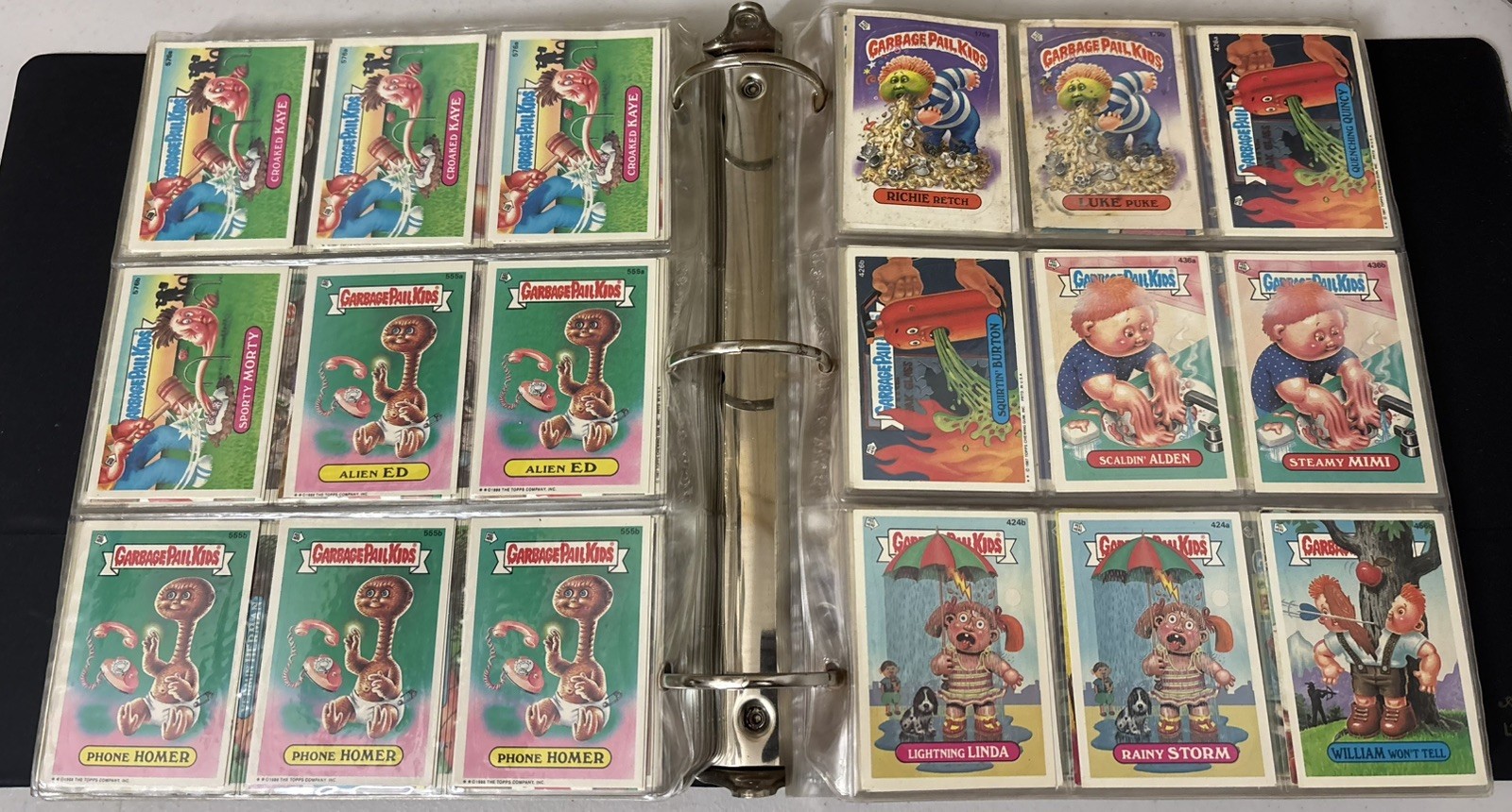 1980’s Garbage Pail Kids Cards Lot Of Almost 400